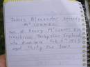 James Alexander Kennedy McCONNEL
d: 6 Feb 1863 aged 31
son of Henry McCONNEL Esq, Cressbrook Derbyshire England
Cressbrook Homestead, Somerset Region