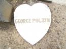George POLZIN;
Douglas Lutheran cemetery, Crows Nest Shire