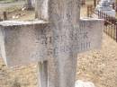 Friedrick PUSCHMANN,
born 19? Sept 1905 died 21 April 1907;
Douglas Lutheran cemetery, Crows Nest Shire