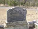 Bertha HARTWIG, 1858 - 1951;
Herman HARTWIG, 1868 - 1934;
Douglas Lutheran cemetery, Crows Nest Shire