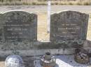 John Jacob LAU, husband father,
1879 - 1931;
Anna Maria LAU, mother,
1887 - 1957;
Douglas Lutheran cemetery, Crows Nest Shire