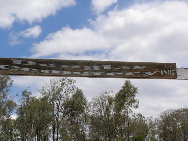 Douglas Lutheran cemetery, Crows Nest Shire  | 