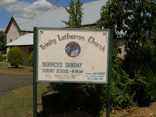 Dugandan Trinity Lutheran cemetery, Boonah Shire  | 