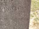 August Friedrich Anton EBERT,
born 17 May 1854,
died 25 Sept 1905 aged 51 years & ? months;
Dugandan Trinity Lutheran cemetery, Boonah Shire
