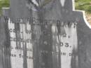 Wilhelm BEHRENDORFF,
born 19 Oct 1842,
died 14 Sept 1903;
Dugandan Trinity Lutheran cemetery, Boonah Shire