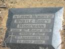 Myrtle Rosey WISSEMANN,
born 16 March 1908,
died 9 Nov 1985;
Dugandan Trinity Lutheran cemetery, Boonah Shire