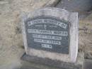 Hugh Thomas MORAN,
died 19 Dec 1951 aged 65 years;
Emu Creek cemetery, Crows Nest Shire