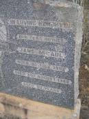 Jane MCCAUL, mother,
born 30? June 1862
died 26 Aug 1945 aged 83 years;
Emu Creek cemetery, Crows Nest Shire