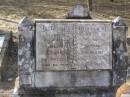 Juliana GENRICH, mother,
died 22 Sept 1959 aged 82 years;
Gustav GENRICH, husband father,
died 19 Feb 1943 aged 71 years;
Emu Creek cemetery, Crows Nest Shire