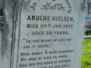 
Anders NIELSEN
24 Jan 1887, aged 33
Fassifern Pioneer Cemetery
