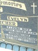 Rev. Victor BOETTCHER,
father father-in-law grandfather great-grandfather,
23-5-1907 - 12-8-1992;
Evelyn BOETTCHER,
wife mother mother-in-law grandmother,
10-1-1908 - 30-1-1990;
Fernvale General Cemetery, Esk Shire