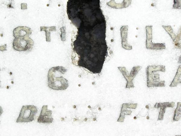 Anna M. STEFFENS, wife mother,  | died 28 July 1949 aged 63? years;  | Freidrick STEFFENS, father,  | died 18? Sept 1952 aged 77 years;  | Forest Hill Cemetery, Laidley Shire  | 