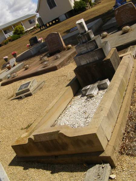 Frederick KANOWSKI,  | died 12 May 1925 aged 59 years;  | Glencoe Bethlehem Lutheran cemetery, Rosalie Shire  | 