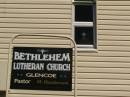 Glencoe Bethlehem Lutheran church;
M. HENDERSON;
Glencoe Bethlehem Lutheran cemetery, Rosalie Shire