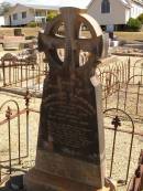 Karoline KAJEWSKI,
wife of Frederick KAJEWSKI,
born 7 Oct 1856,
died 11 Aug 1888;
Glencoe Bethlehem Lutheran cemetery, Rosalie Shire