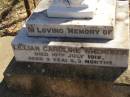 Lilian Caroline WREMBECK,
died 10 July 1912 aged 3 years 3 months;
Glencoe Bethlehem Lutheran cemetery, Rosalie Shire