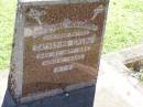 Catherine CREWE, mother,
died 13 Aptil 1953 aged 91 years;
Gleneagle Catholic cemetery, Beaudesert Shire