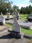 John MCGRATH,
died 11 Sept 1930 aged 70 years;
Lucy MCGRATH,
died 23 May 1956 aged 95 years;
Gleneagle Catholic cemetery, Beaudesert Shire