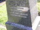 Denis BROLAN,
died 7 Feb 1942 aged 79 years;
Bridget, wife,
died 6 May 1946 aged 90 years;
Bridget, daughter,
died 5 Oct 1907;
William, son,
died 29 June 1908;
Gleneagle Catholic cemetery, Beaudesert Shire