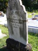 Bernard MCCABE;
Mary, wife;
Gleneagle Catholic cemetery, Beaudesert Shire