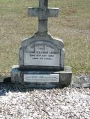 William Leichardt GRENIER
16 Sep 1930 aged 75
(wife) Mary Jane
6 Aug 1946 aged 87
Gods Acre cemetery, Archerfield, Brisbane