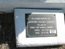Raemond Volney GRENIER
(son of Sidney and Isabella GRENIER)
b: 29 Jan 24, d: 16 May 92
Gods Acre cemetery, Archerfield, Brisbane