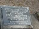 Gladys Irene ATKINSON
25 Aug 87
aged 77
Richard ATKINSON
14 May 82
aged 84
Goodna General Cemetery, Ipswich.