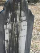 brother Joseph ROWE died 2 Apr 1900 aged 28 years;
Goodna General Cemetery, Ipswich.