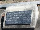 William BIELBY 1849-1929;
Agnes BIELBY 1855-1938;
Ada BIELBY 1882-1891;
Goodna General Cemetery, Ipswich.