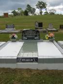 Francis Joseph COTTER,
husband father,
died 29-5-68 aged 74 years;
May Alice COTTER,
mother,
died 11-9-75 aged 76 years;
Goomeri cemetery, Kilkivan Shire