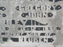 Darryl Gordon RILEY,
died 18-2-1959;
Gregory John RILEY,
died 15-12-1959;
infant sons of Joan & Reuben;
Goomeri cemetery, Kilkivan Shire