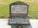 Elizabeth Louise KEEN,
mother,
died 12 June 1980 aged 91 years;
Oliver Manton KEEN,
husband father,
died 14 May 1954 aged 74 years;
Charles Oscar BONNEY,
died 7 Aug 1957 aged 73 years;
Goomeri cemetery, Kilkivan Shire