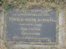 Donald Allen ROBERTS,
brother uncle,
died 28 June 1998 aged 59 years;
Goomeri cemetery, Kilkivan Shire