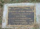 Marshall Albert GRAHAM,
died 19-06-05 aged 73 years,
husband father grandfather;
Goomeri cemetery, Kilkivan Shire