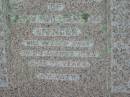 John Williamson SPENCER,
died 9? Aug 1933 aged 75 years;
Goomeri cemetery, Kilkivan Shire