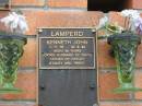 Kenneth John LAMPERD,
1-11-56 - 30-8-93 aged 36 years,
husband of Gayle,
father of Hayley, Stacey & Trent;
Goomeri cemetery, Kilkivan Shire