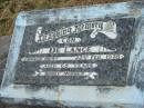 Con DE LANGE,
died 22 Feb 1978 aged 65 years;
Goomeri cemetery, Kilkivan Shire