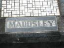 Lily MAUDSLEY,
wife mother,
died 12 March 1971 aged 80 years;
Garnet MAUDSLEY,
father,
died 26 March 1974 aged 86 years;
Goomeri cemetery, Kilkivan Shire