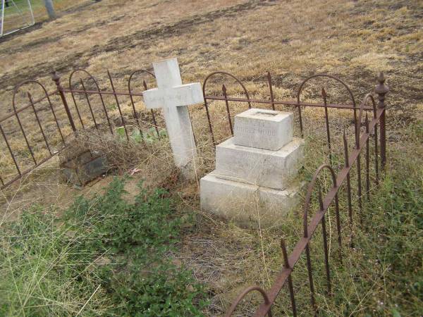 Charles UNDERWOOD,  | husband of Mary A. UNDERWOOD,  | died 6 ?? 1917 aged 70 years;  | Greenmount cemetery, Cambooya Shire  | 