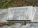 Christopher Douglas CALDWELL
B: 9-1-1959
D: 6-5-1961
St Matthews (Anglican) Grovely, Brisbane