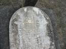 L Friedrich EISENMENGER
ners?inha aweltochtran
Maggie und Louise
gest 1885
Carl F EISENMANGER
d: 23 Feb 1931 aged 86
Margaretha EISENMENGER
d: 10 Mar 1926 aged 80
Wulburges KLUPFEL
10 Jan 1910, aged 94
Haigslea Lawn Cemetery, Ipswich
