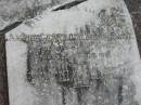 Annie Gertrude LEDDERHOSE
b: 12 Jul 1873, d: 25 Apr 1901
Haigslea Lawn Cemetery, Ipswich