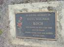 Hazel Marjorie KOCH
16 Jul 1998, aged 83
Haigslea Lawn Cemetery, Ipswich