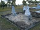 Elizabeth (CARSON)
(wife of Hugh R CARSON)
d: 2 Feb 1898, aged 30
Joseph Lloyd (CARSON)
infant son, aged 4 weeks
Hugh H CARSON
d: 26 Feb 1939, aged 80
Hugh Mc L CARSON
d: (France) 29 May 1918, aged 23
Margaret (CARSON)
(wife of William CARSON)
d: 20 Sep 1900, aged 76
William CARSON
d: 26 Aug 1907, aged 87
Alice Jane CARSON
(daughter)
d: 6 Oct 1932, aged 71
Harrisville Cemetery - Scenic Rim Regional Council