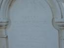 Robert Hendry BOYLE
d: 13 Jul 1881, aged 85
(wife) Janet Miller (BOYLE)
d: 12 Jun 1884, aged 80
Elizabeth May (BOYLE)
daughter of Mungo and Sarah BOYLE
d: 12 May 1886, aged 2
(restored 1992)
Harrisville Cemetery - Scenic Rim Regional Council