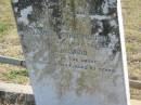 Elizabeth HURSTHOUSE
(wife of S. HURSTHOUSE)
d: 4 Nov 1912, aged 73
Samuel HURSTHOUSE
d: 14 Sep 1921, aged 78
(Son) David (HURSTHOUSE)
d: 8 Jan 1924, aged 57
Harrisville Cemetery - Scenic Rim Regional Council