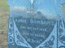 Annie DONAGHY
d: 18 Oct 1938, aged 57?
Harrisville Cemetery - Scenic Rim Regional Council