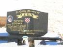 Veronika CURIN,
born 30-1-1934 Croatia,
died 1-10-2000,
wife of Augustine,
mother of Stanley & wife Pauline
& grandaughters Tara & Lisa;
Helidon Catholic cemetery, Gatton Shire