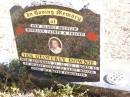 Ian Geoffrey DOWNIE, husband father,
died suddenly 21-12-96 aged 52;
Helidon Catholic cemetery, Gatton Shire