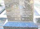 Mary, wife of John HONAN,
died 23 March 1918 aged 74 years;
Catherine, daughter,
died 13 Sept 1920 aged 43 years;
Helidon Catholic cemetery, Gatton Shire